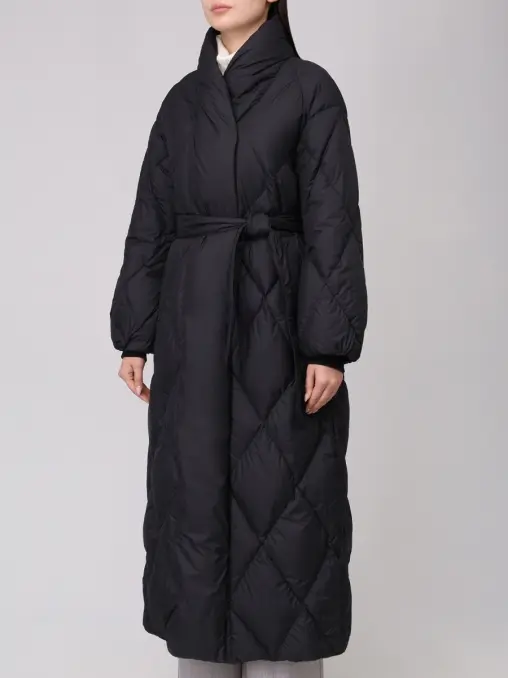 Пальто пуховое Soft Air Black Down Coat ARGENTUM BRAND
