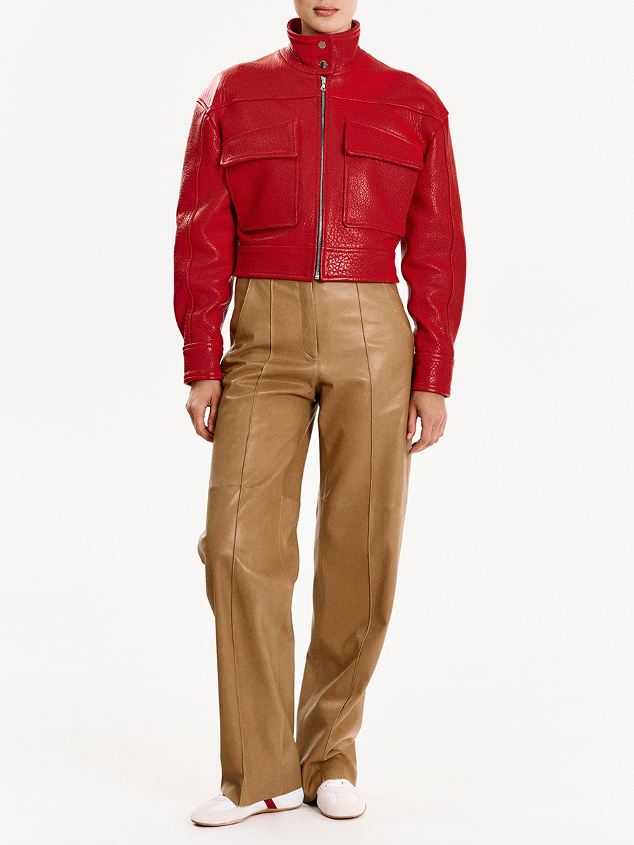 Куртка кожаная