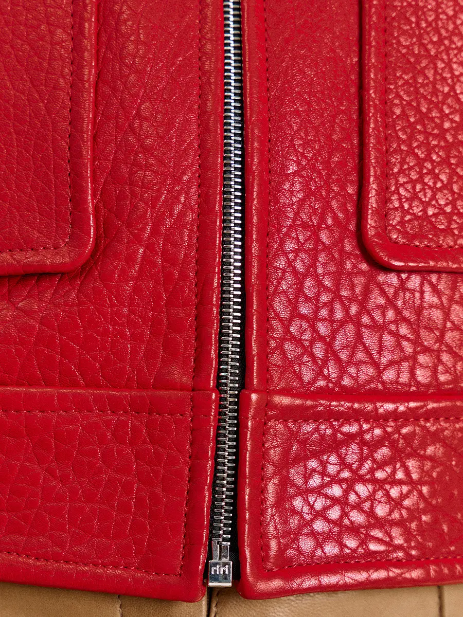 Куртка кожаная