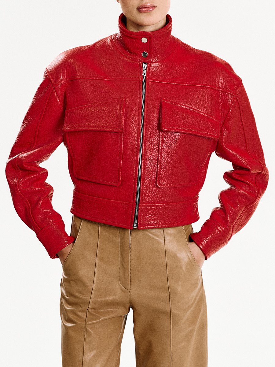 Куртка кожаная