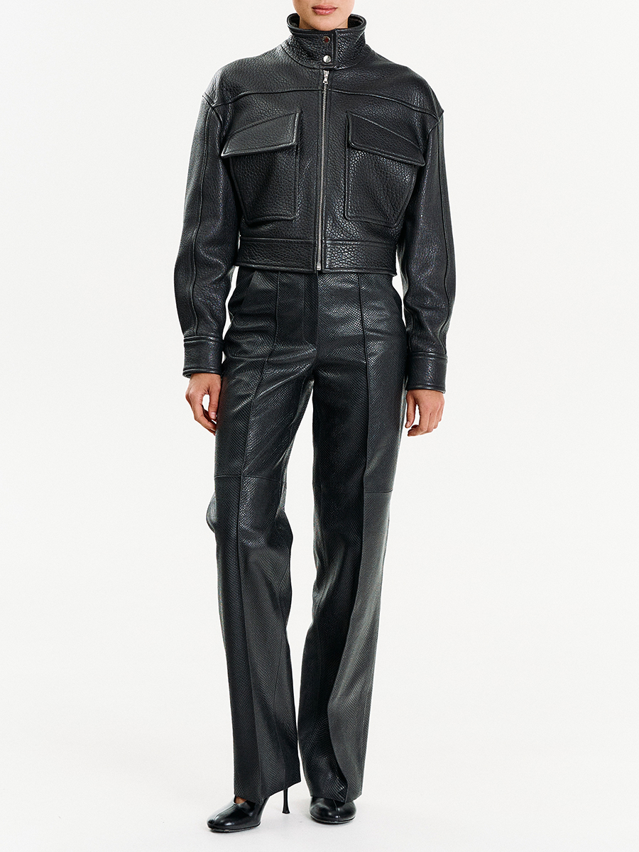 Куртка кожаная