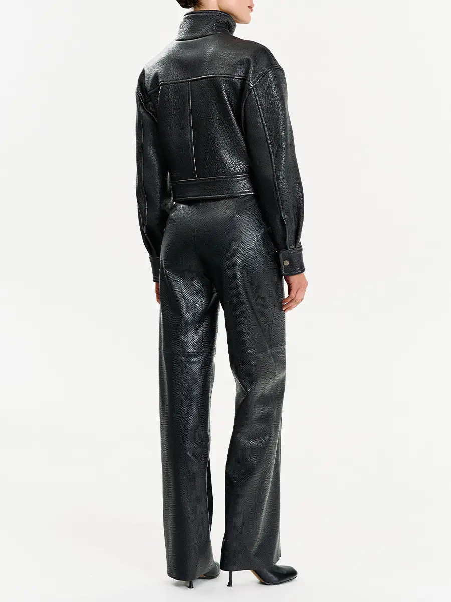 Куртка кожаная