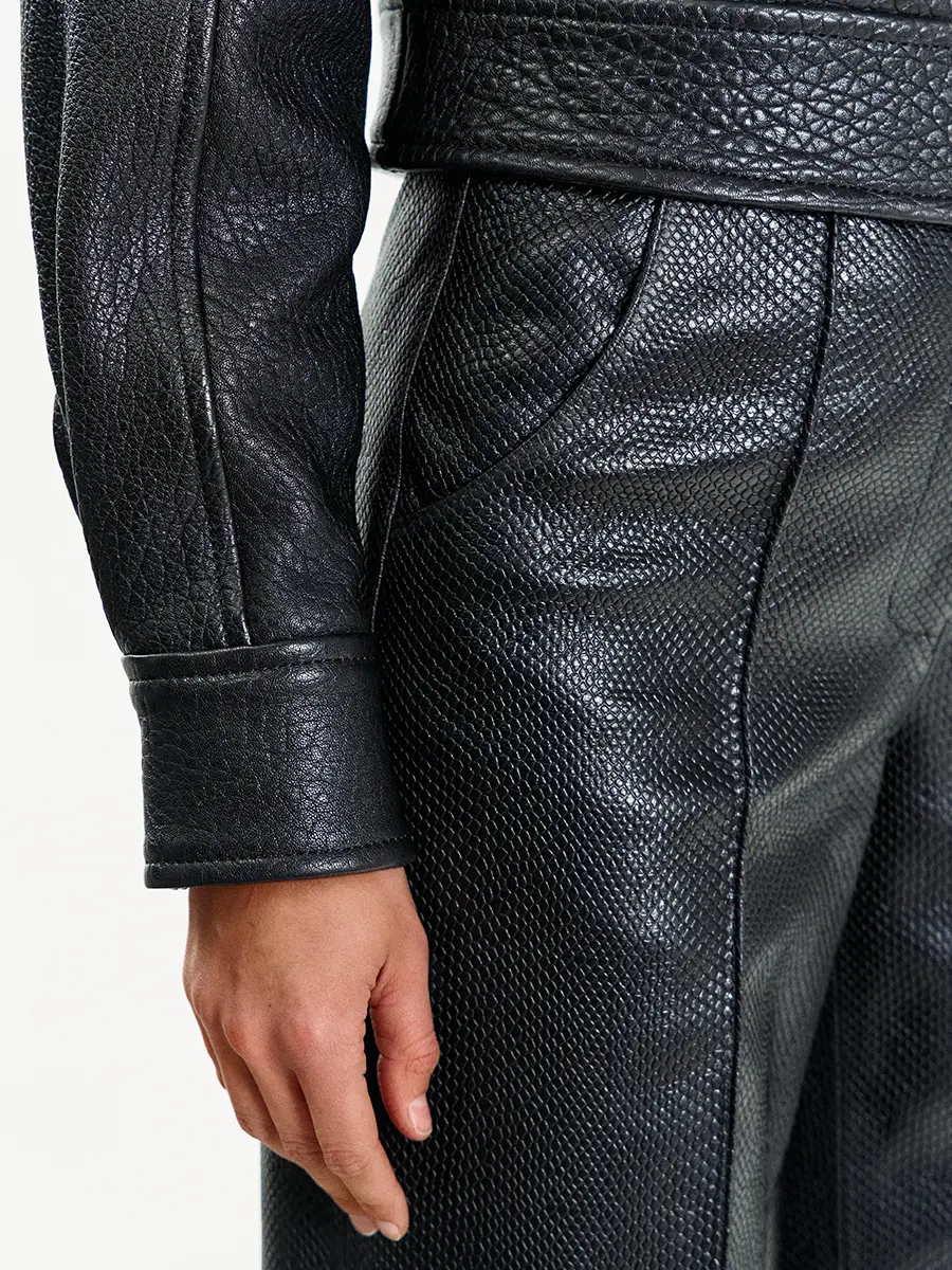 Куртка кожаная