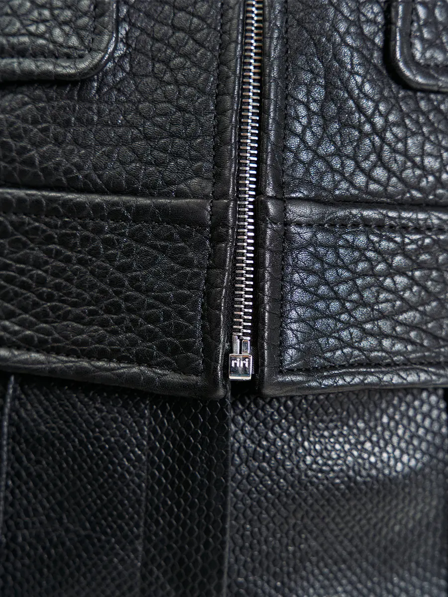 Куртка кожаная