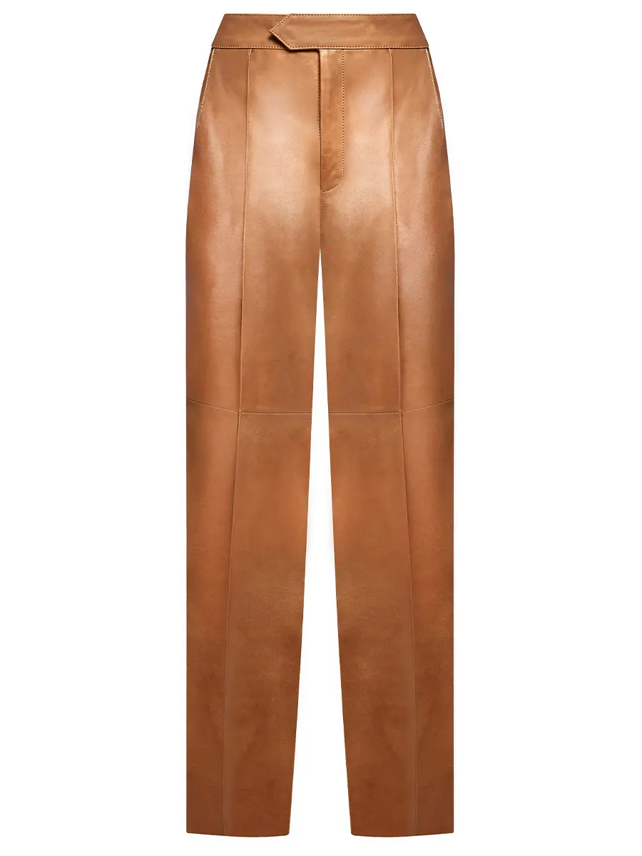 Брюки кожаные