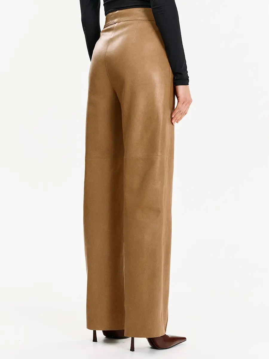 Брюки кожаные