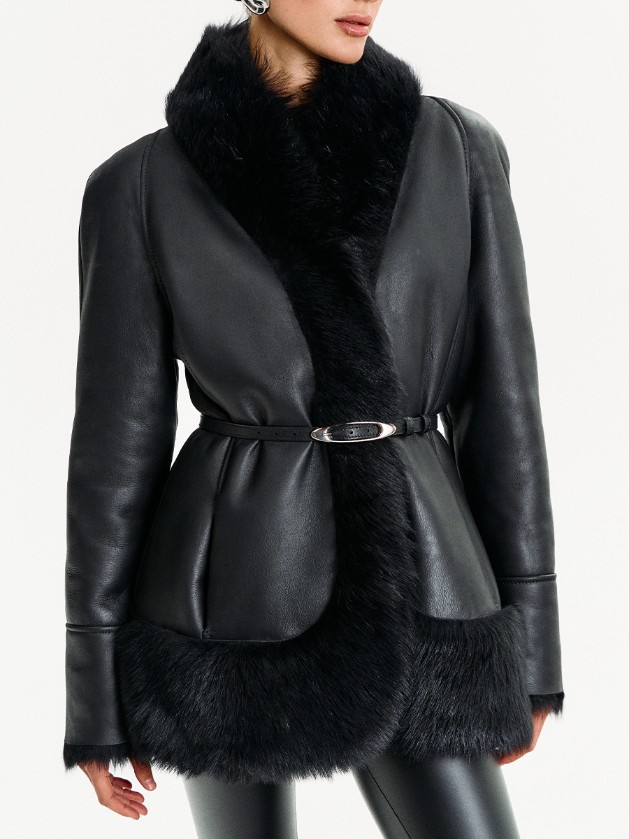 Дубленка двусторонняя