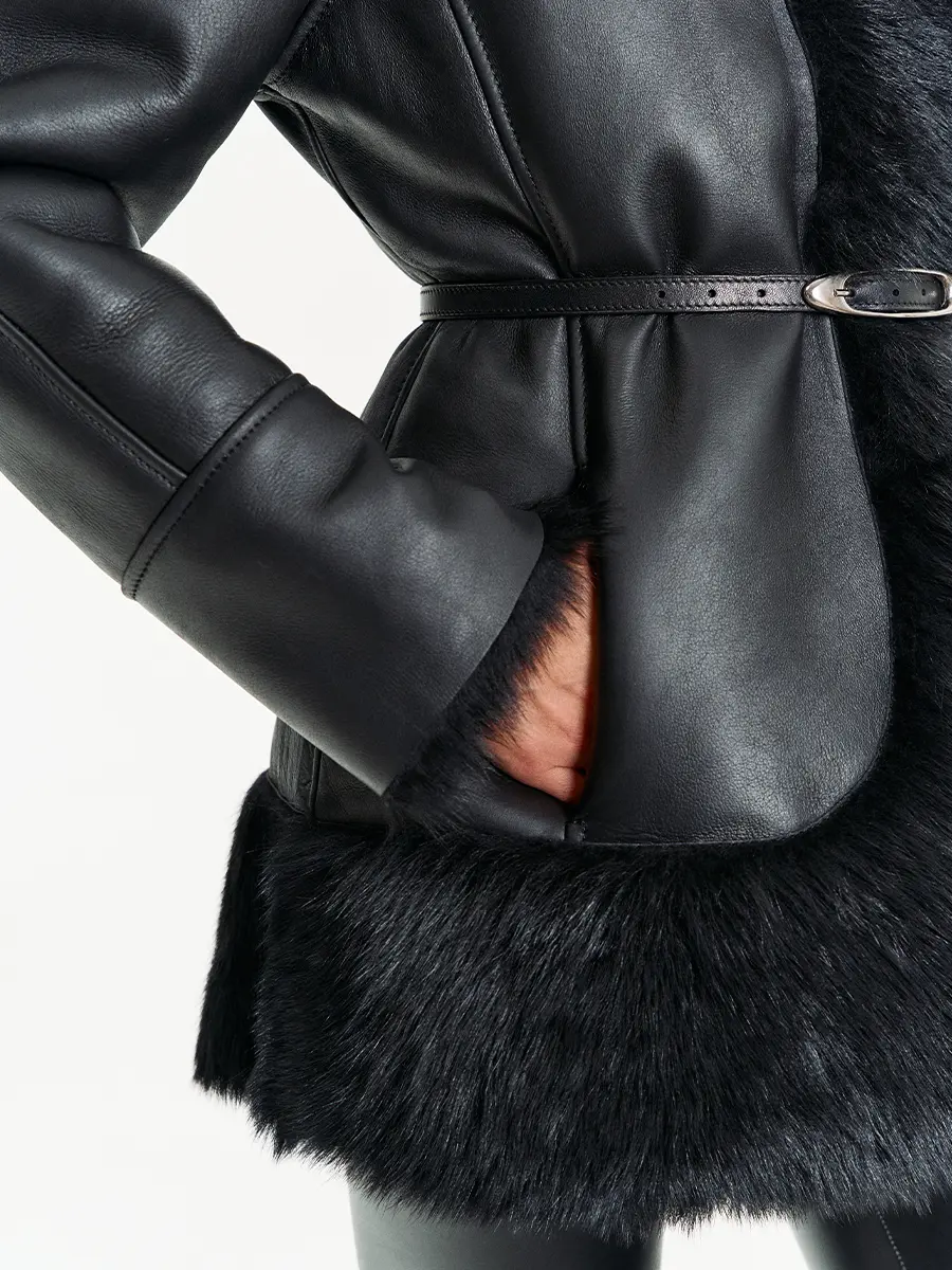 Дубленка двусторонняя