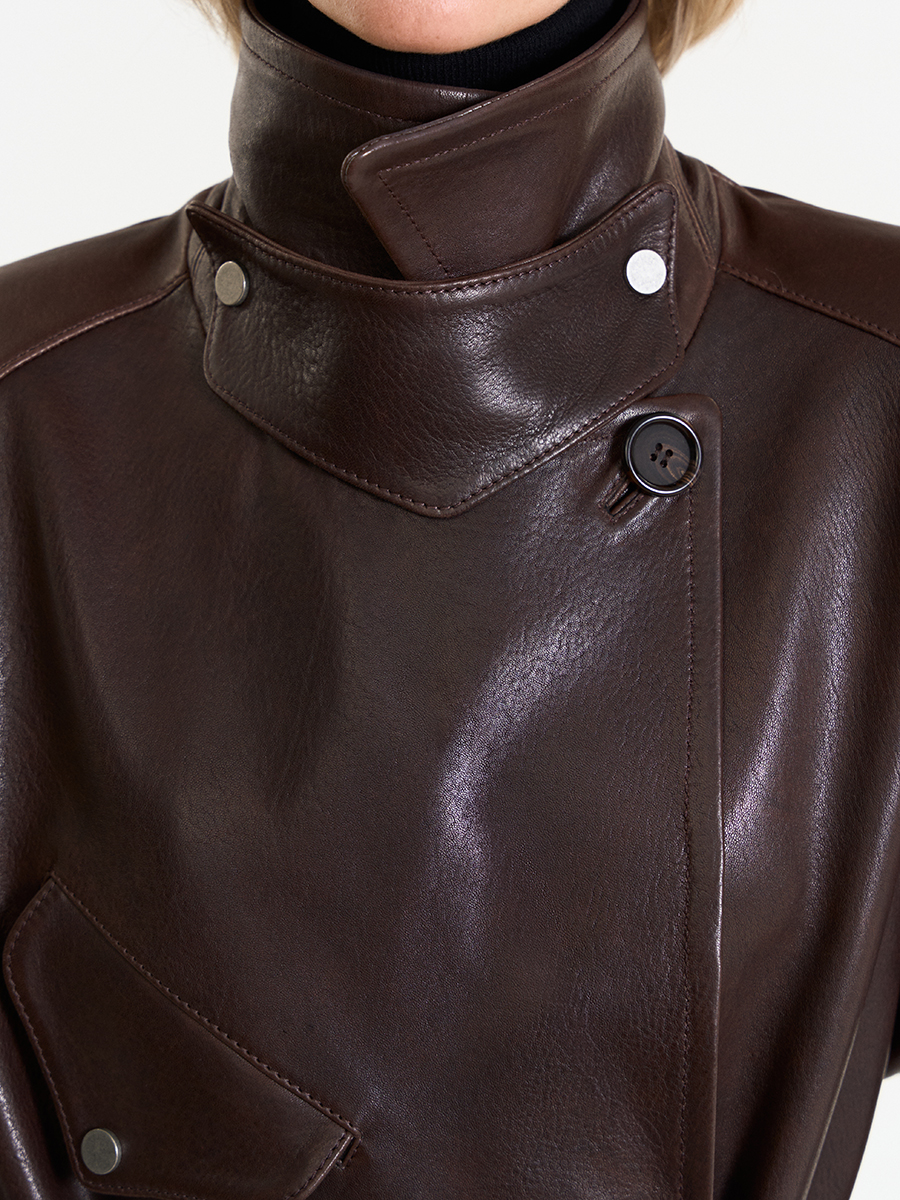 Куртка кожаная