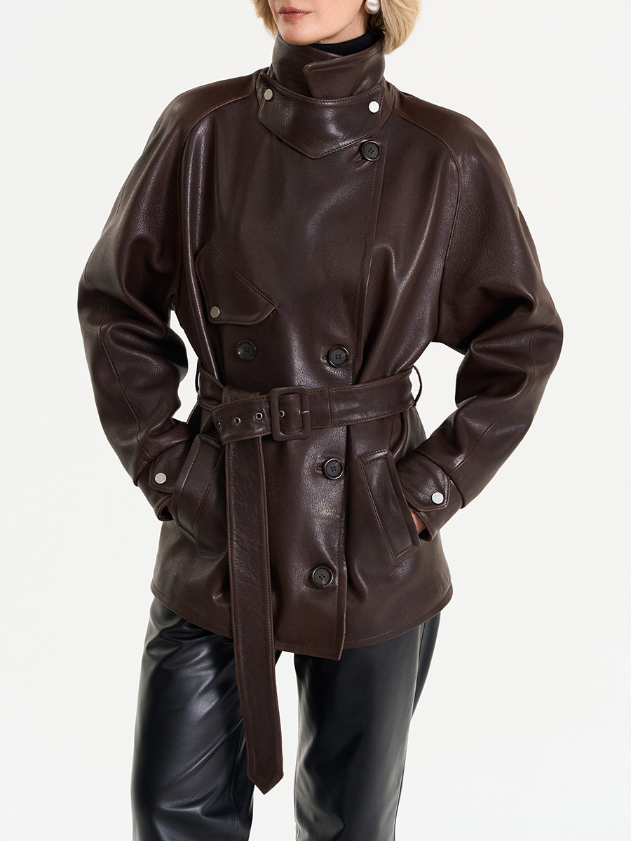 Куртка кожаная