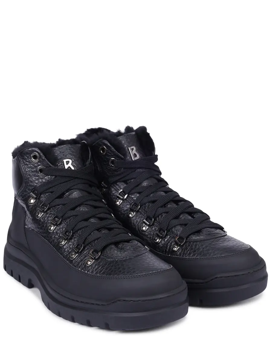 Ботинки кожаные на меху Bansco