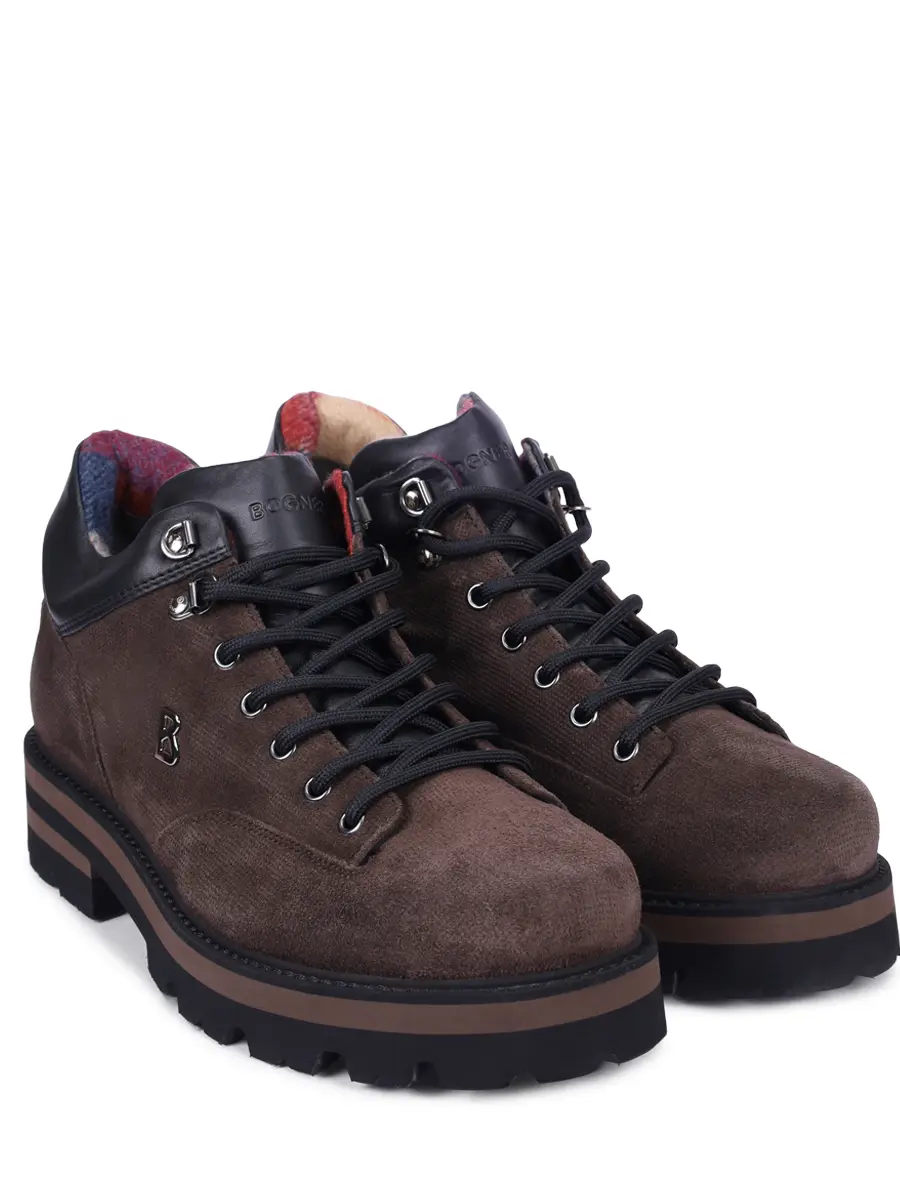 Ботинки замшевые на байке Courchevel