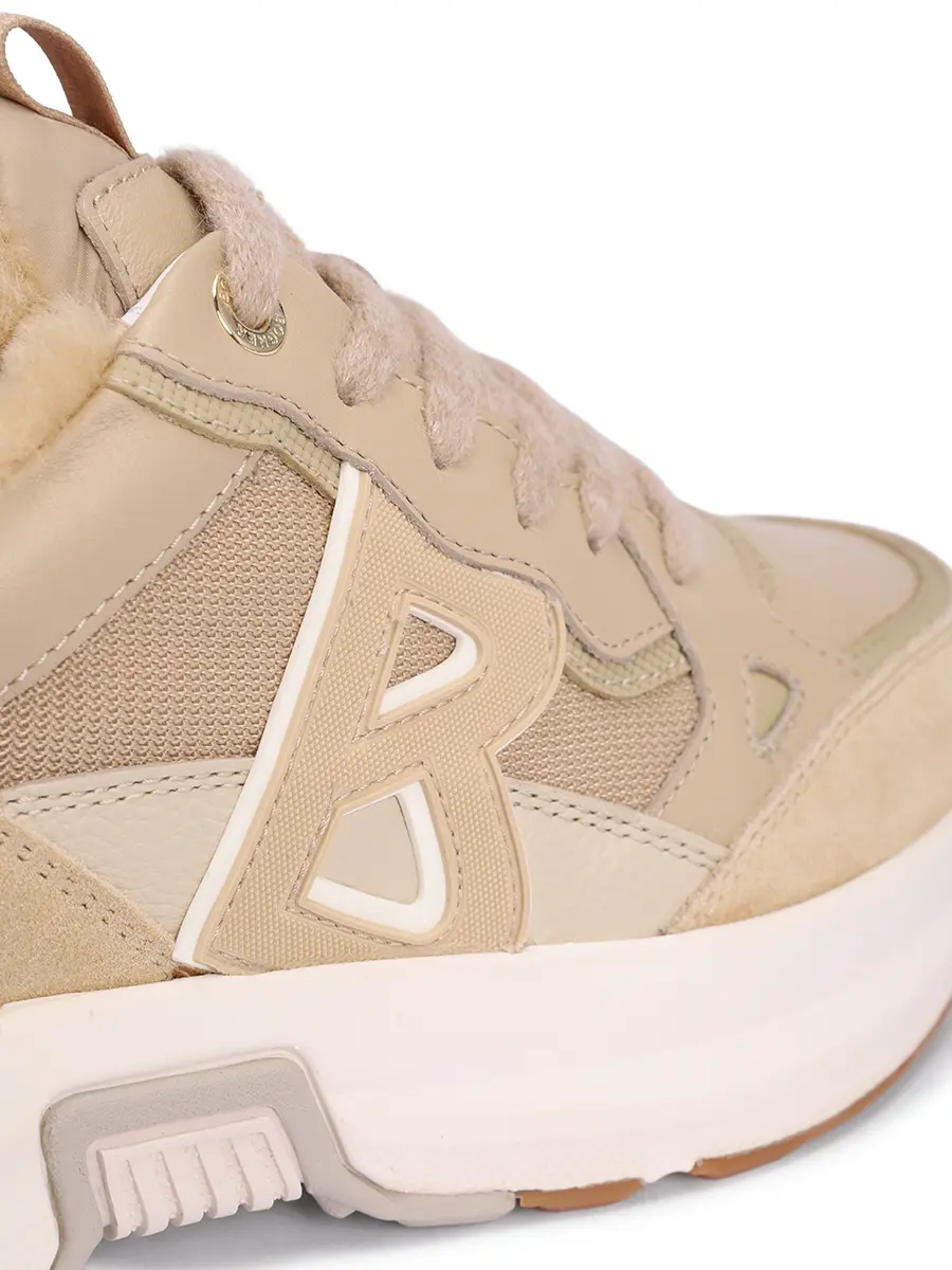 Кроссовки комбинированные на меху