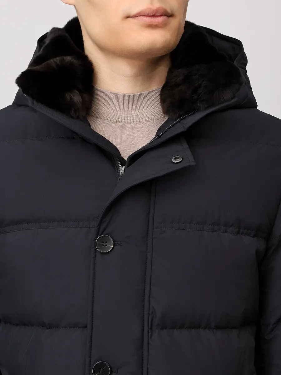 Пуховик стеганый