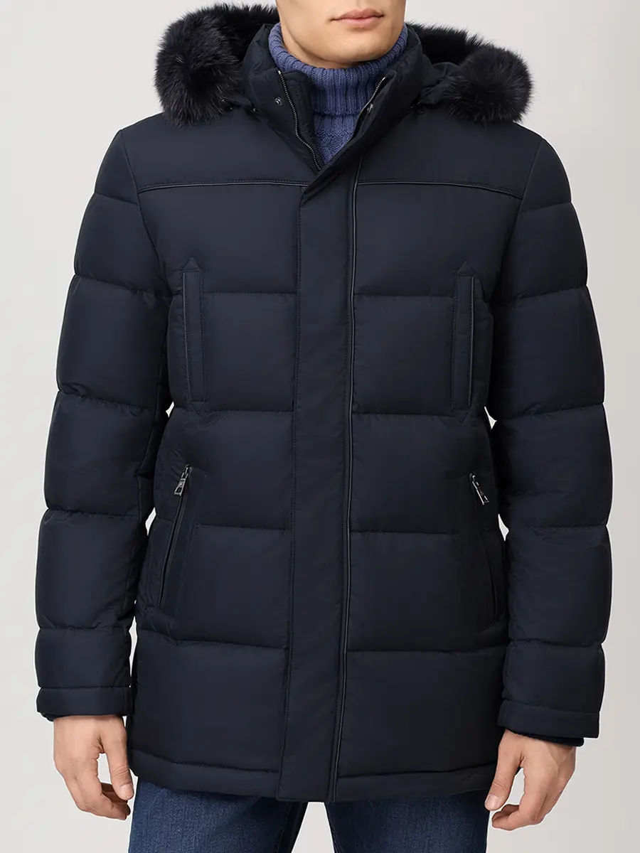 Пуховик стеганый