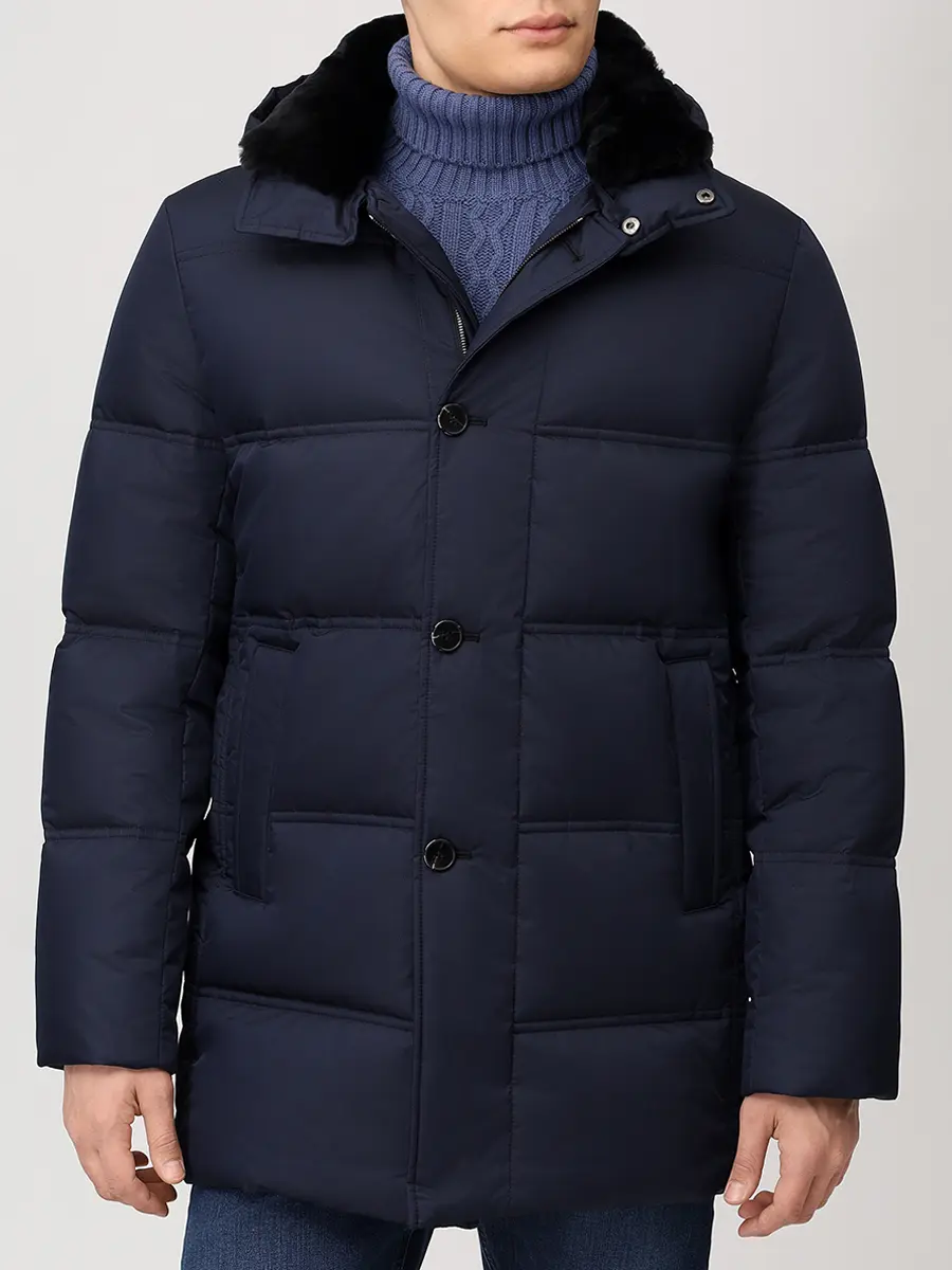 Пуховик стеганый