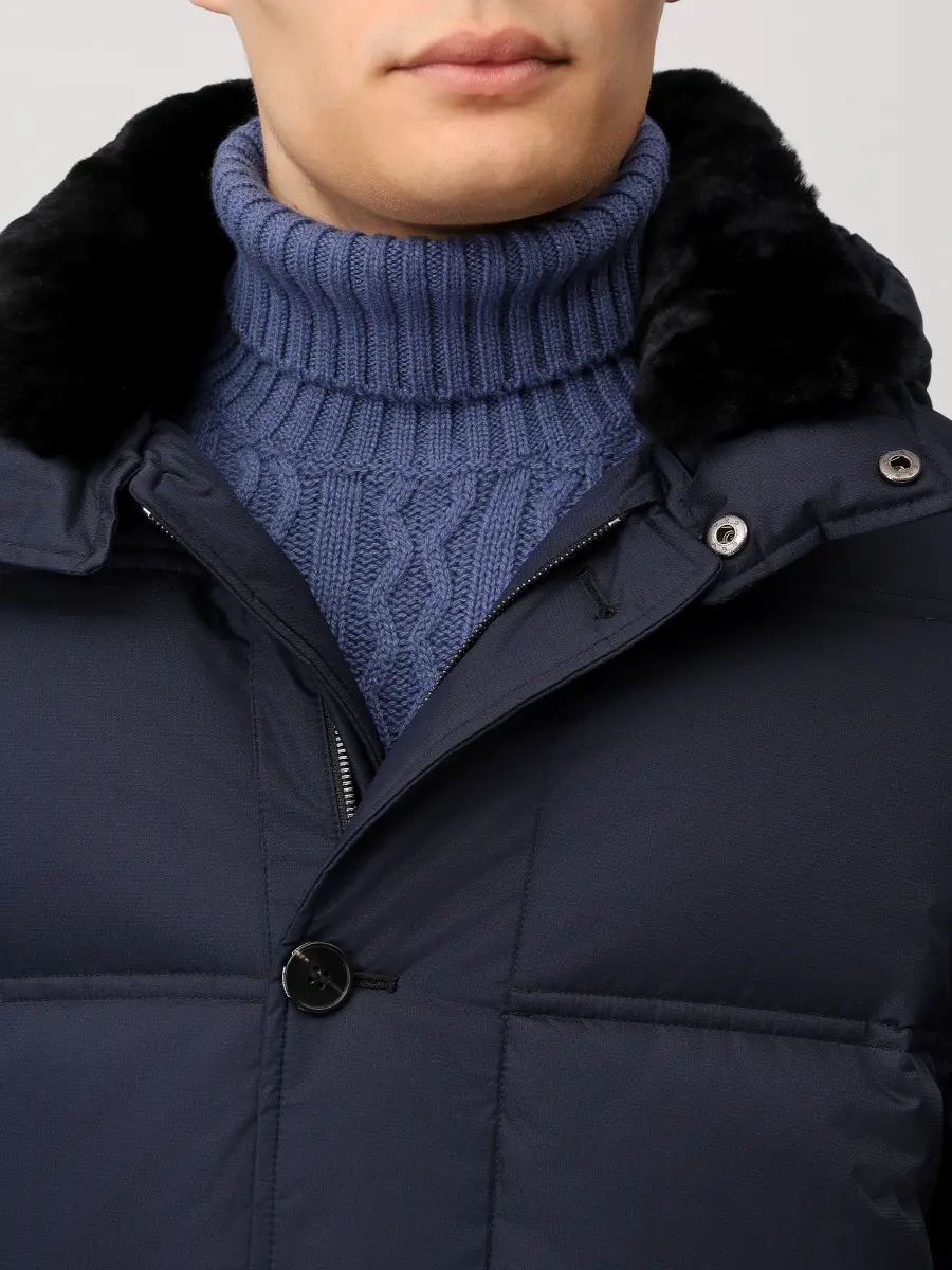 Пуховик стеганый