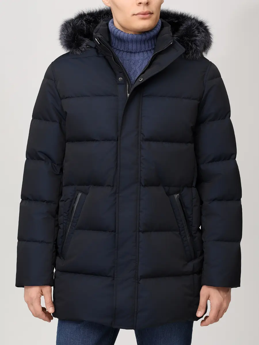 Пуховик стеганый