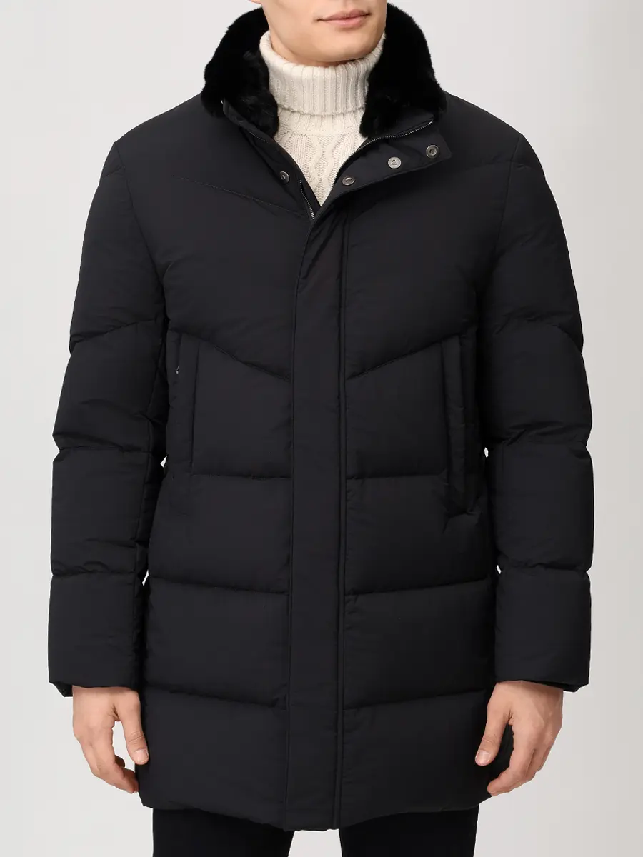 Пуховик стеганый