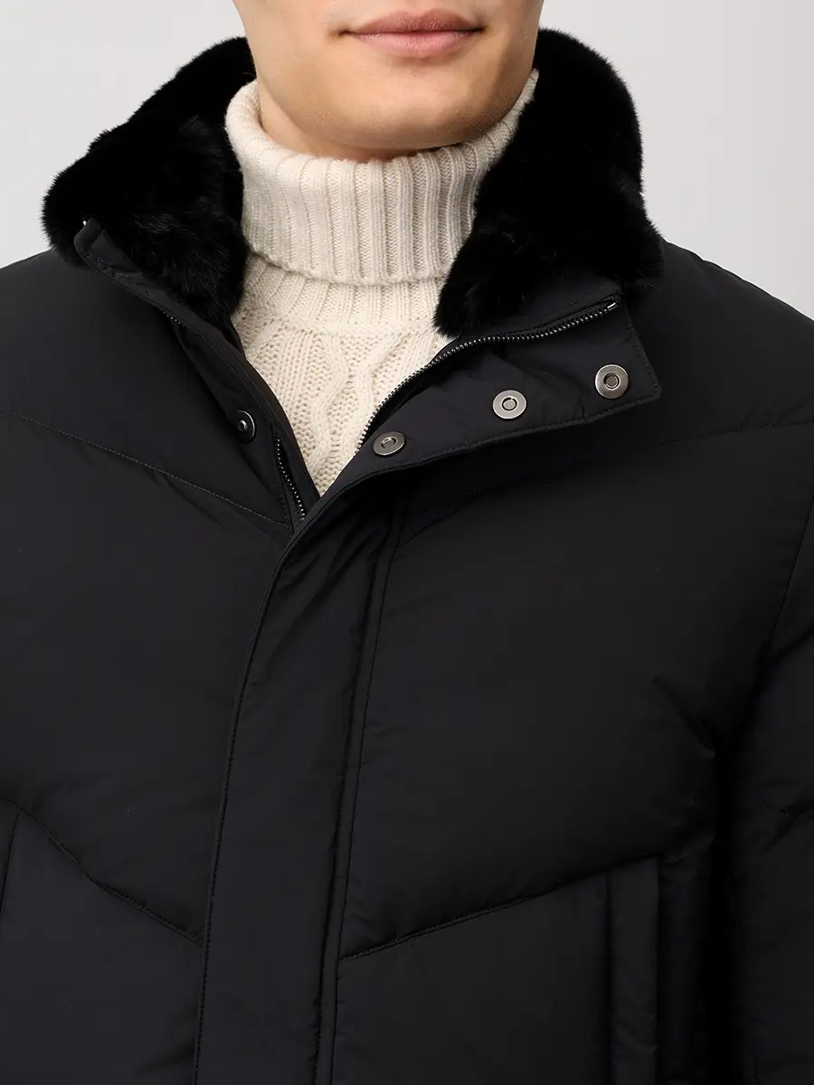 Пуховик стеганый