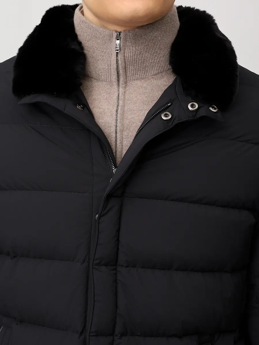 Пуховик стеганый