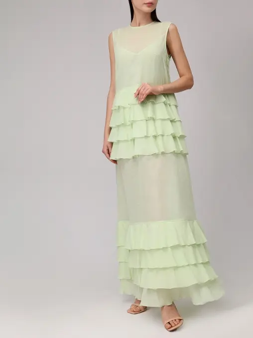 Платье Solene хлопковое WHITE LILY