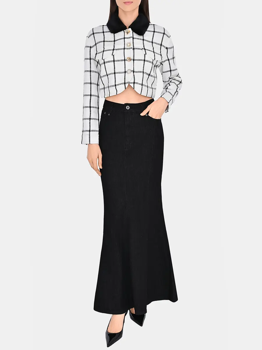 Жакет в клетку