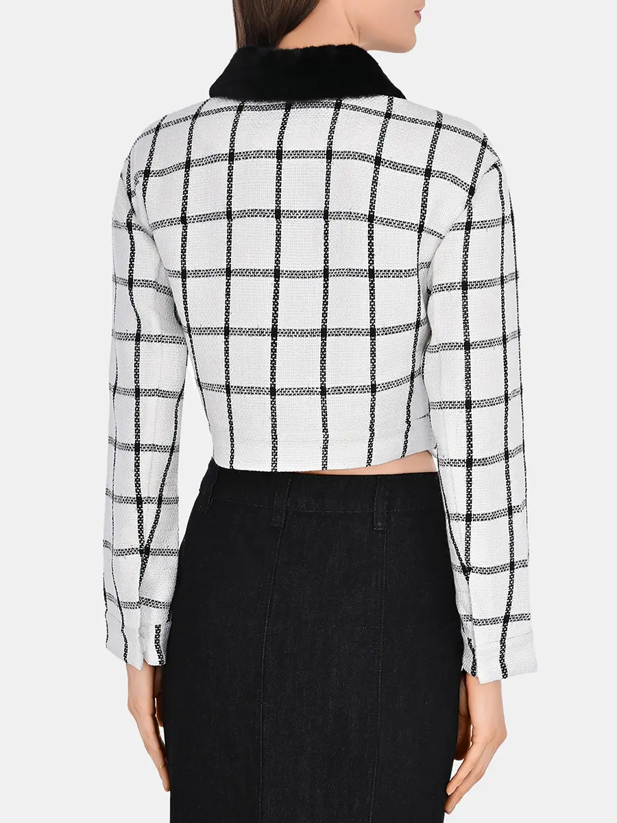 Жакет в клетку