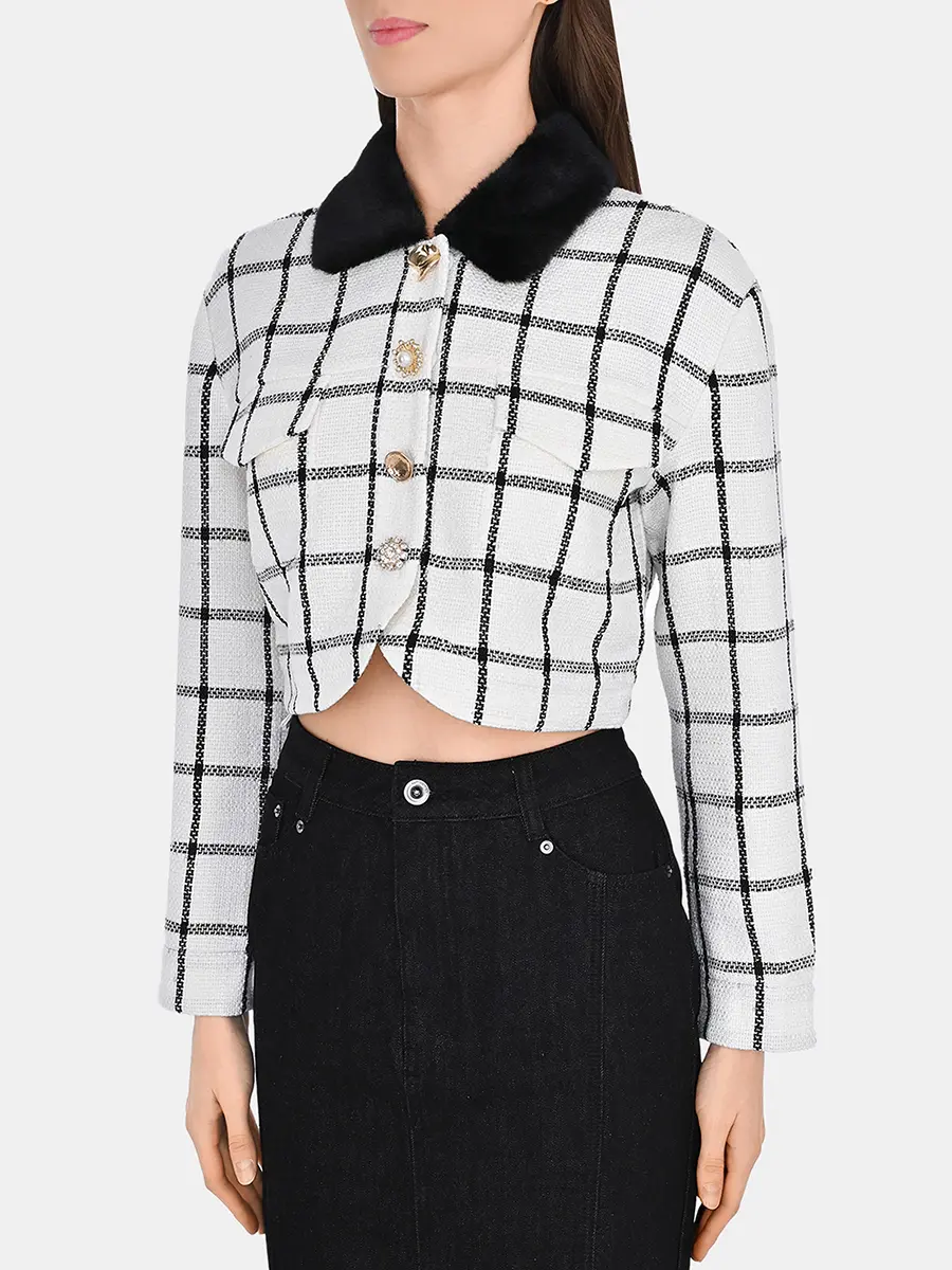 Жакет в клетку