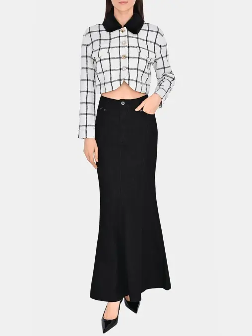 Жакет в клетку SELF-PORTRAIT