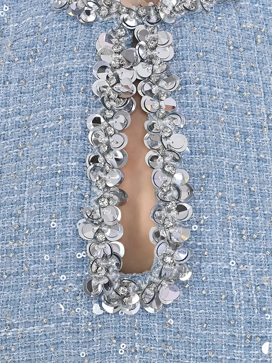 Платье с пайетками