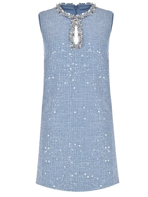 Платье с пайетками SELF-PORTRAIT