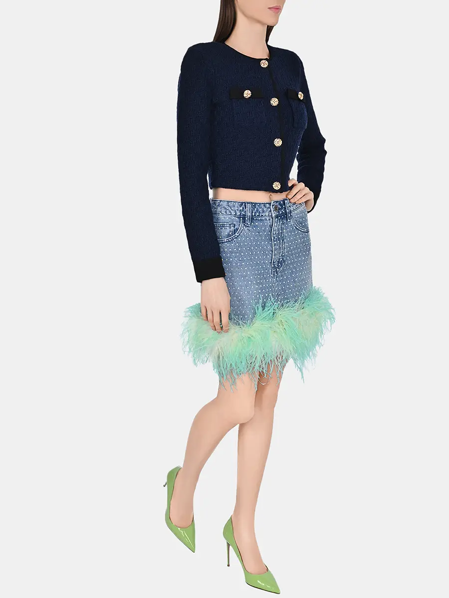 Юбка джинсовая