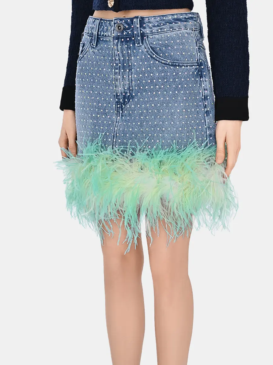 Юбка джинсовая