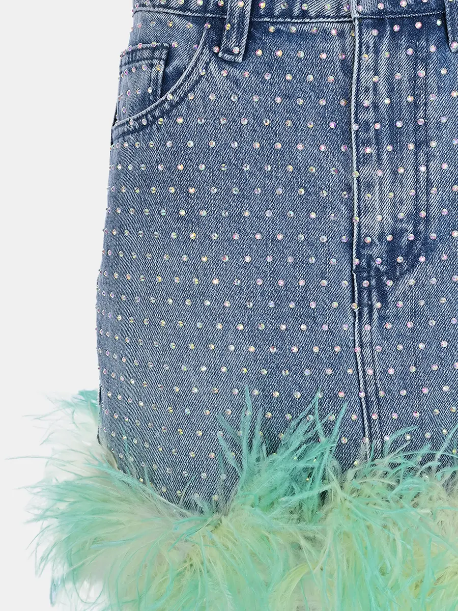 Юбка джинсовая