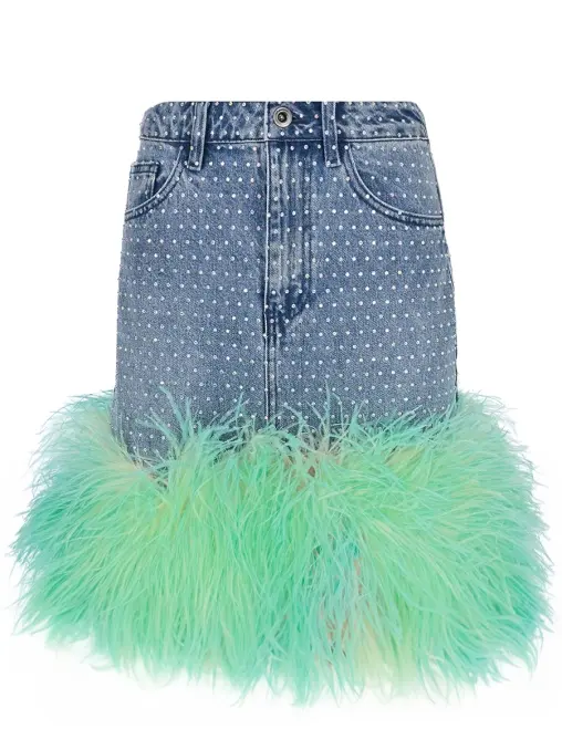 Юбка джинсовая SELF-PORTRAIT