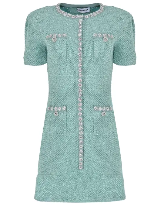 Платье однотонное SELF-PORTRAIT