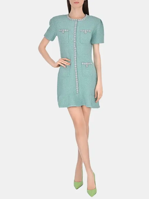 Платье однотонное SELF-PORTRAIT