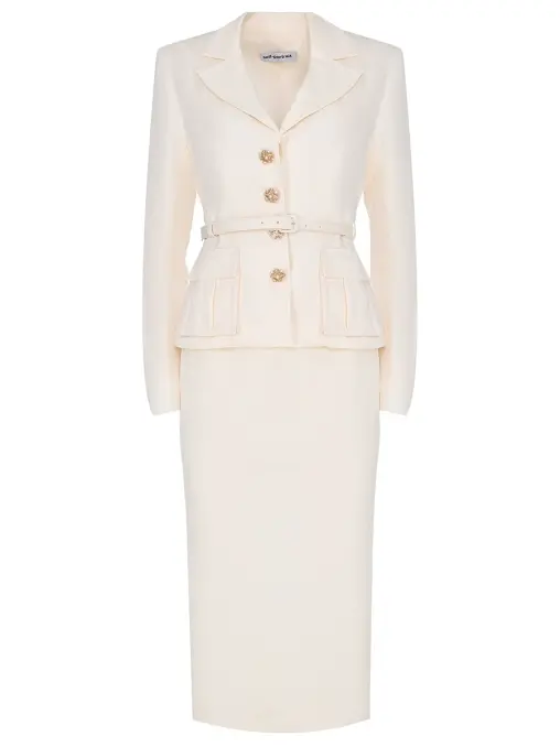 Платье из вискозы SELF-PORTRAIT