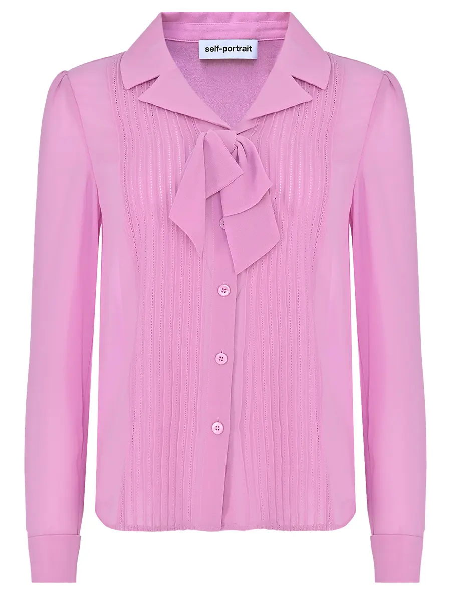 Блуза однотонная