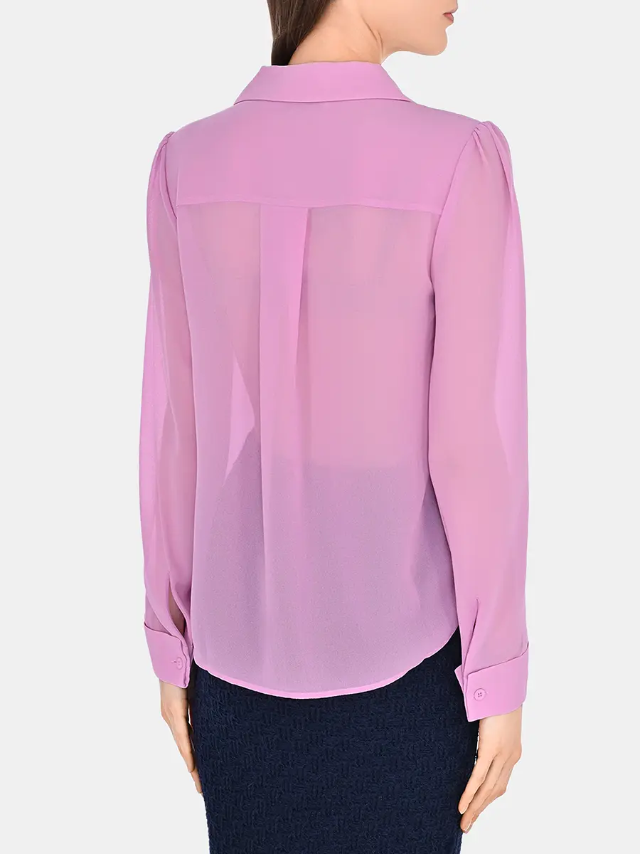 Блуза однотонная