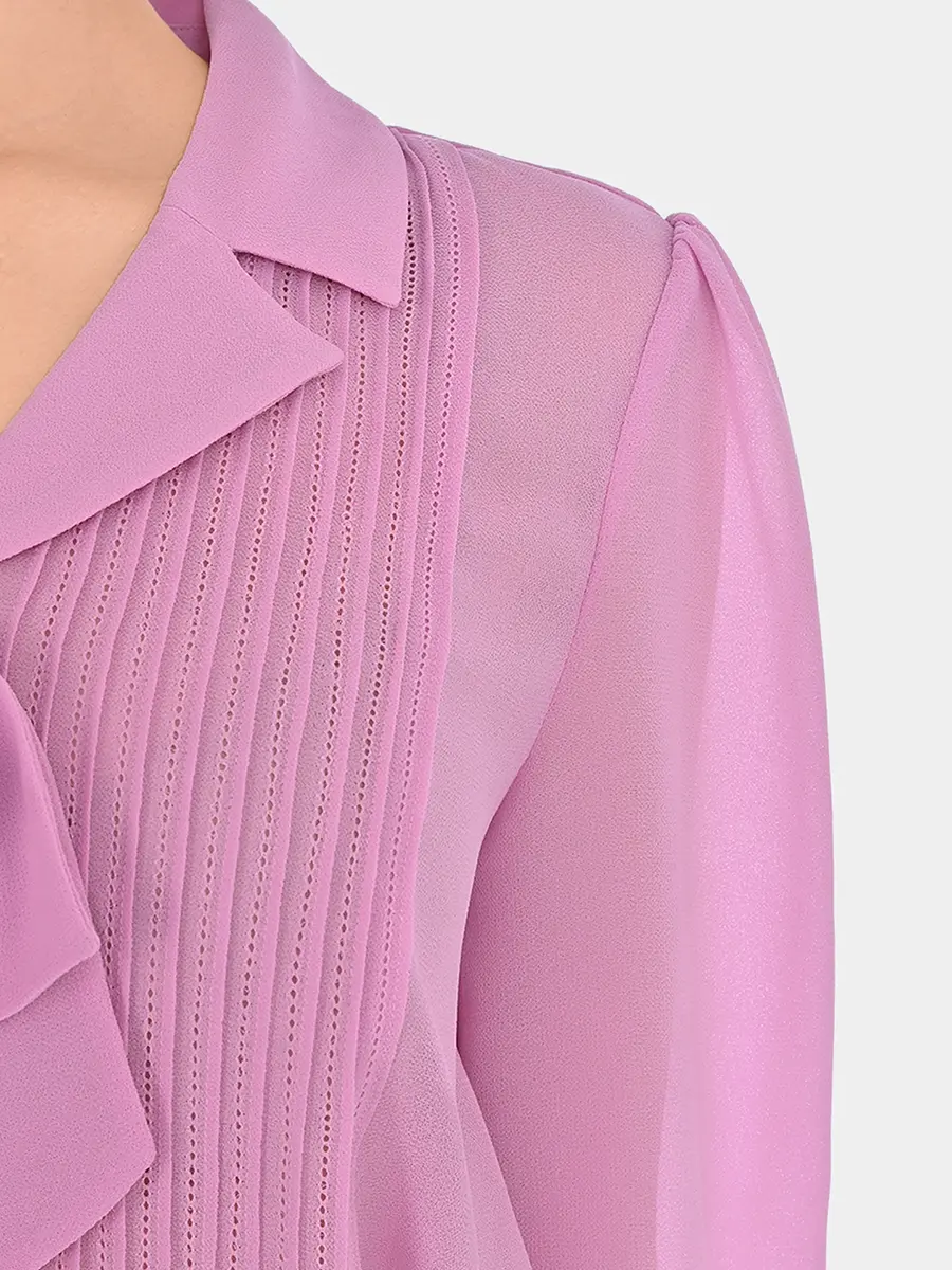 Блуза однотонная