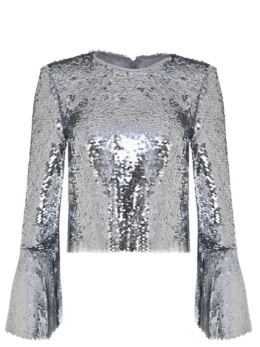 Блуза с пайетками SELF-PORTRAIT