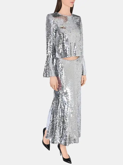 Блуза с пайетками SELF-PORTRAIT