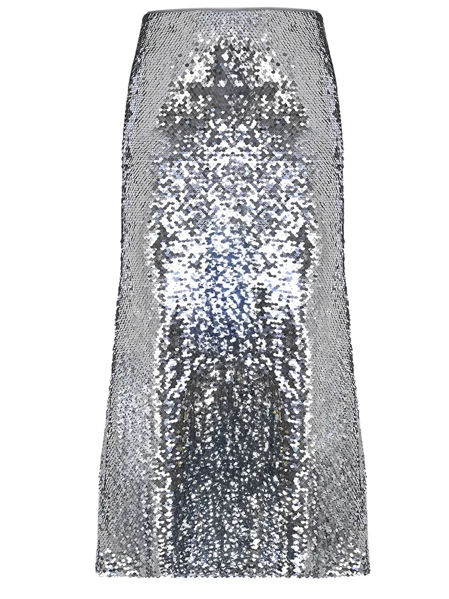 Юбка с пайетками