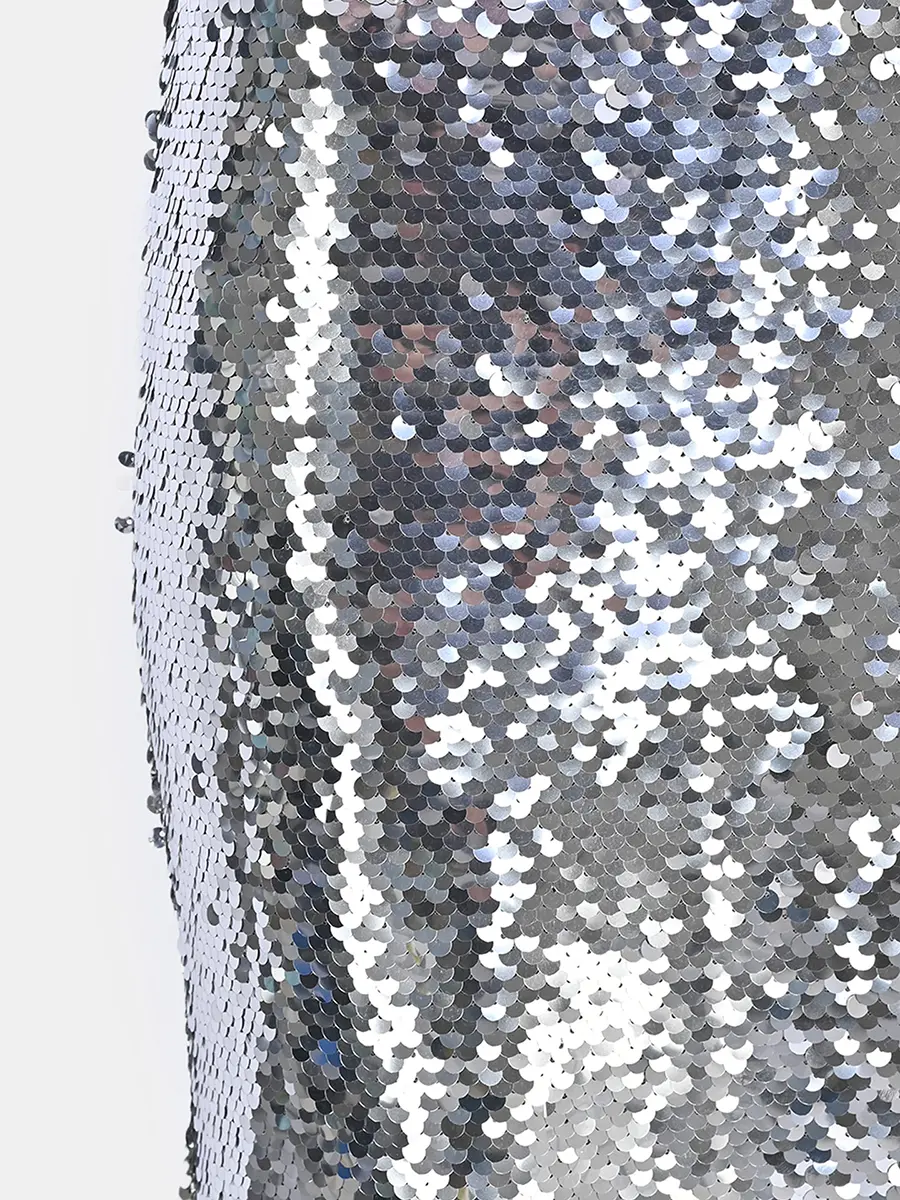 Юбка с пайетками