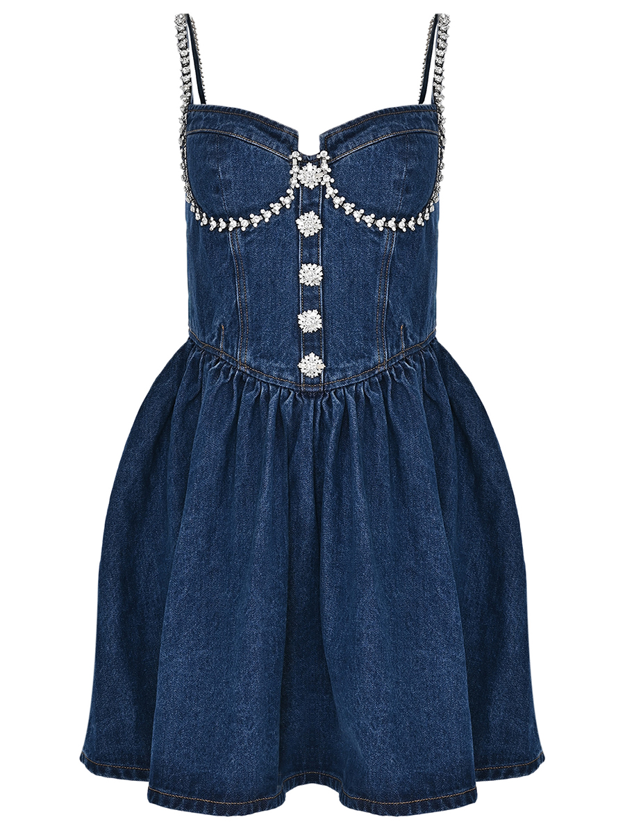 Платье джинсовое