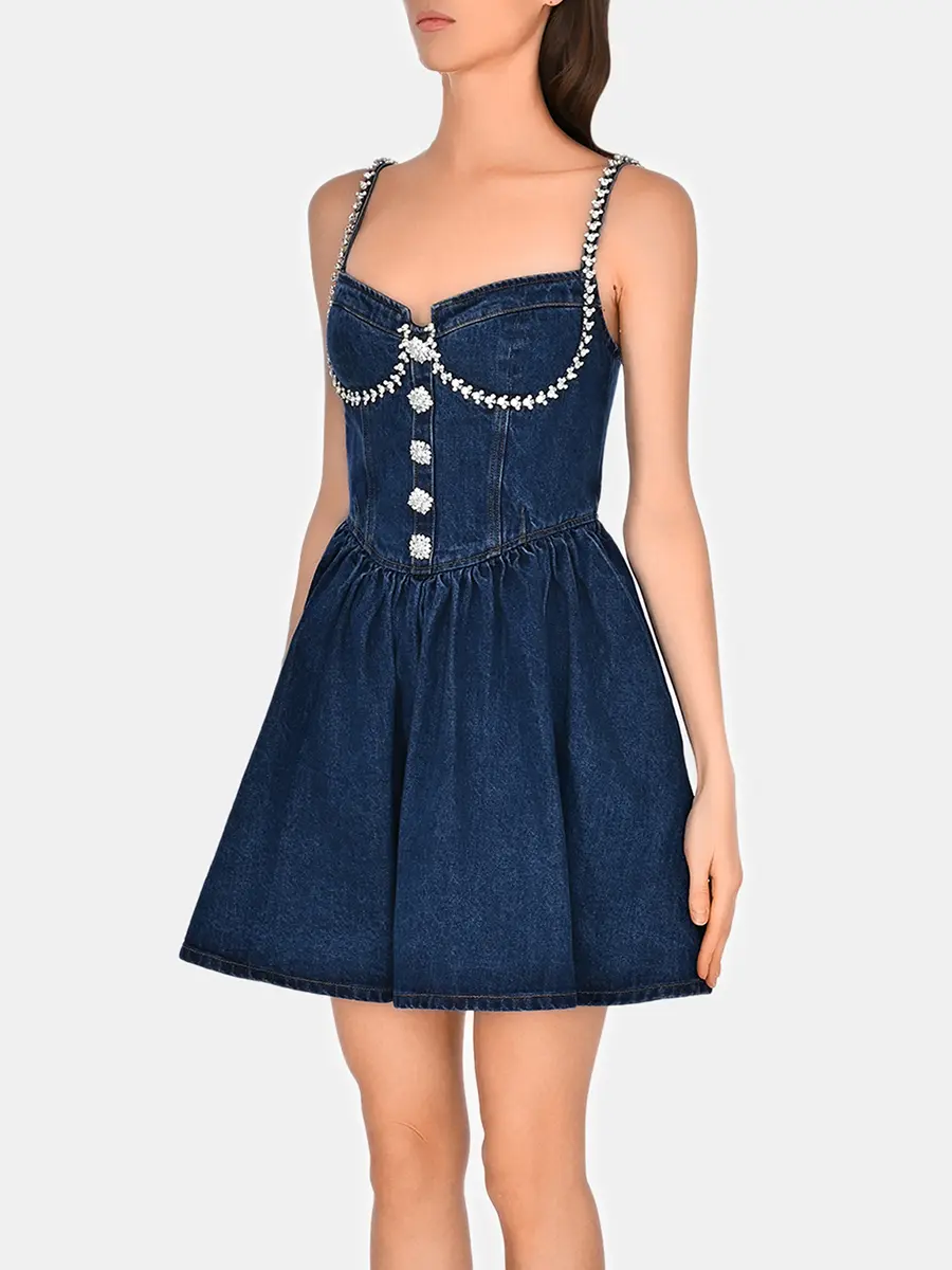 Платье джинсовое