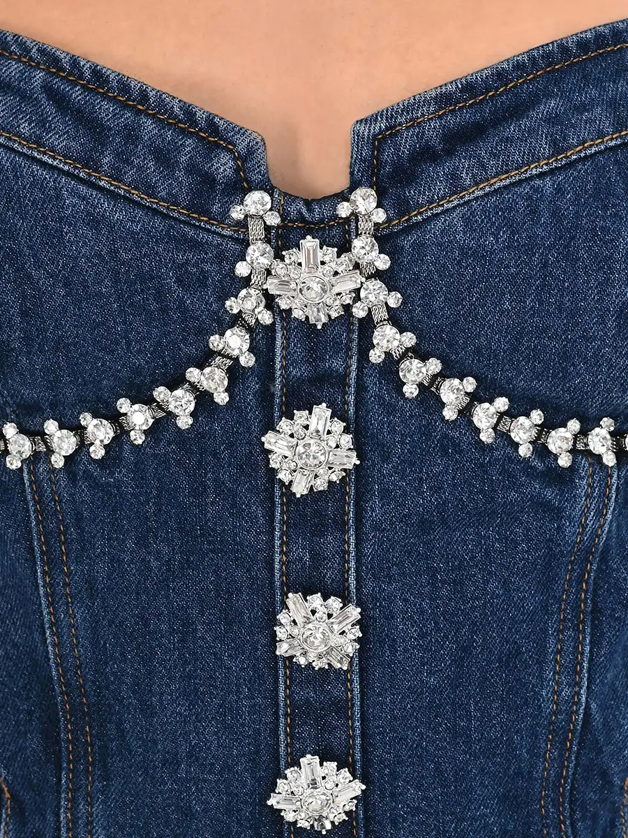 Платье джинсовое