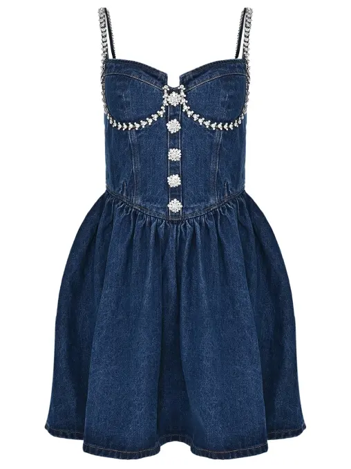 Платье джинсовое SELF-PORTRAIT